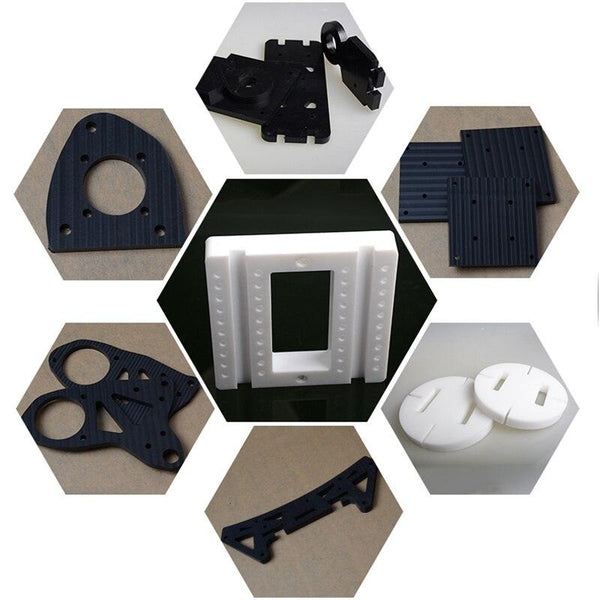 White and black POM sheets for CNC cutting and engineering use