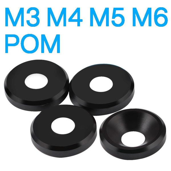 POM plastic washers used in PCB or electronics insulation assembly