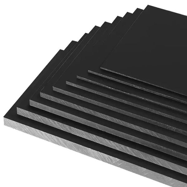 Polypropylene sheet size specifications 50x50mm to 300x300mm all thickness options