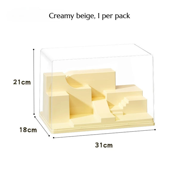 Close-up detail of precision-polished PMMA acrylic edges showcasing CNC machining quality and crystal-clear transparency