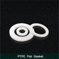 PTFE washer used in chemical equipment for corrosion resistance