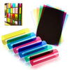 A4 PVC plastic sheets in 10 vibrant color options