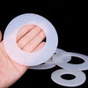Custom size silicone washers available for CNC processing and OEM industrial use