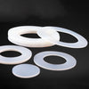 10-piece silicone flat washer set, 2mm to 12mm inner diameter for plumbing and valve sealing