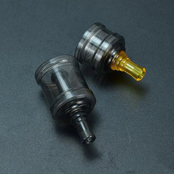 Size comparison of 2ml, 3.5ml, and 5ml vape tank tubes