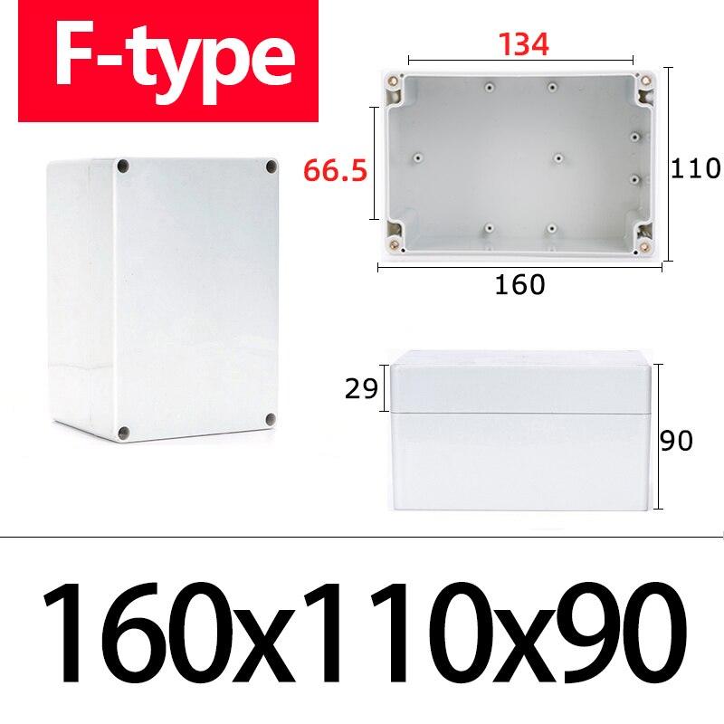 Comparison of multiple enclosure box sizes with measurements