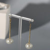 Small earring display stand on vanity desk
