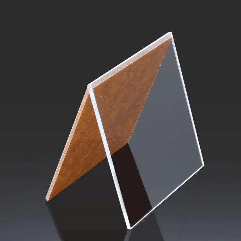 Pre-cut plexiglass sheet sizes from 100x100mm to 300x300mm – clear acrylic board options