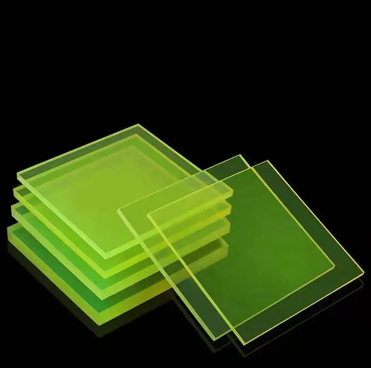PU board being processed on CNC machine