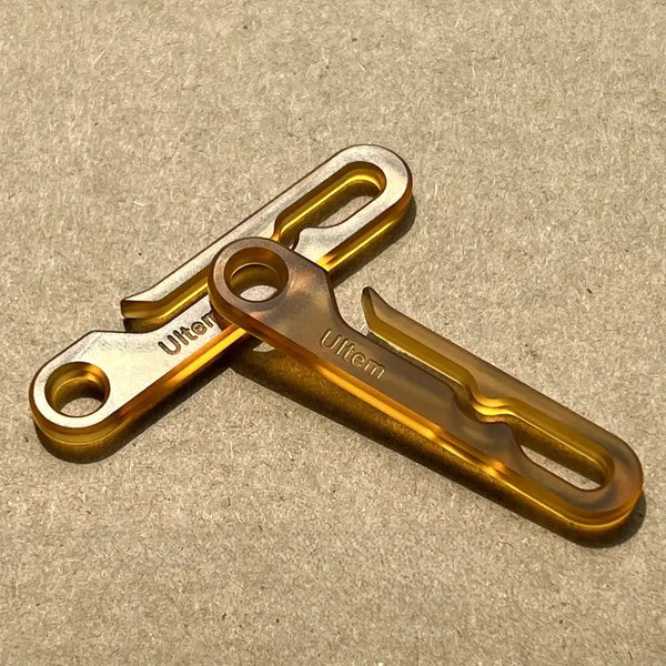 2.5 inch Ultem PEI keychain size comparison for everyday carry