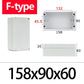 Wall-mountable ABS waterproof box for secure wiring installation