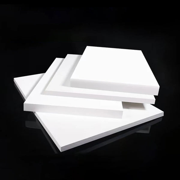 White PTFE sheet 3-30mm thick virgin Teflon board for CNC machining and gaskets