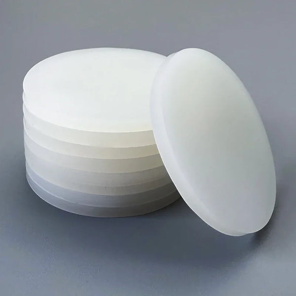 White round silicone gasket pads 20 piece pack flat seal discs multiple sizes