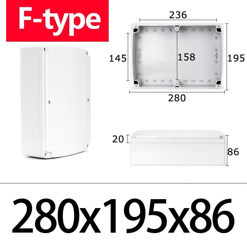 Exploded view of wiring connection box with accessories