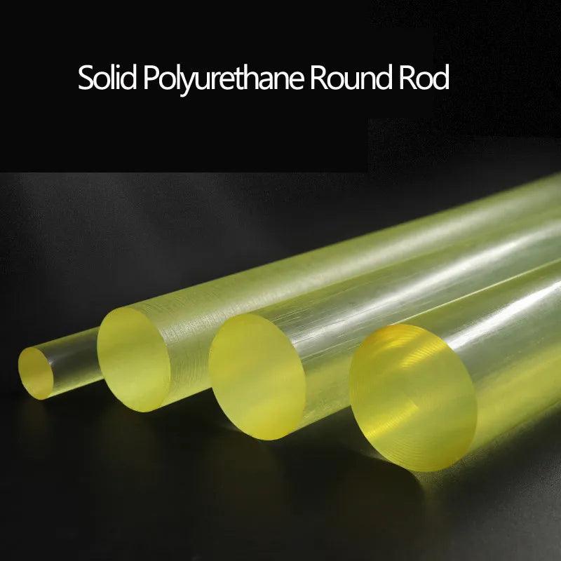 Elastic and Durable Yellow Polyurethane Rod