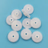 Bulk set of 30-tooth POM plastic spur gears, Mod 0.5, 2mm width for robotics and DIY model kits