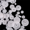 Overview of 58-piece plastic gear kit for STEM robotics and DIY models