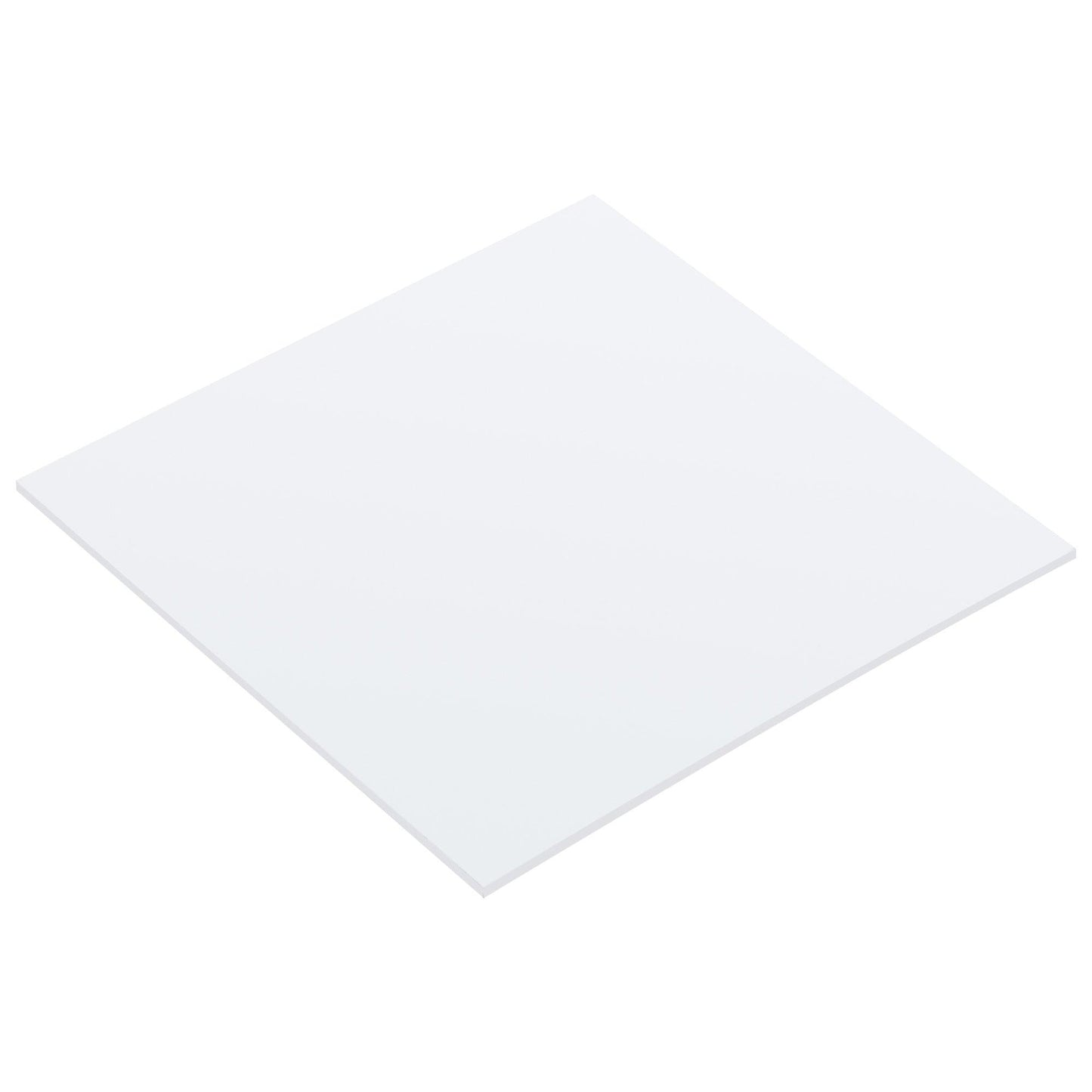 White UHMW plastic sheet 12 x 12 inches