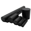 Black ABS Rod - 500mm Machinable Plastic Bar