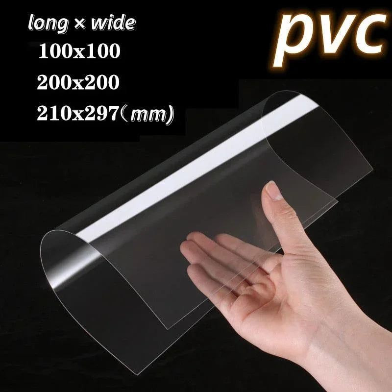 Clear and thin PVC sheet for picture frames and DIY projects – Beeplastic