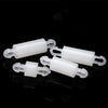 White nylon 2.5mm PCB standoff spacers in 50pcs pack for circuit board mounting