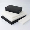 Black and white POM acetal plastic sheets in 300x300mm size for CNC cutting and DIY