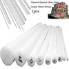 CNC machining example of white PTFE rod – precision Teflon bar stock