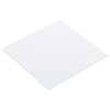 White UHMW Polyethylene Sheet 12"x12"x0.08" for Cutting Board and Machinery